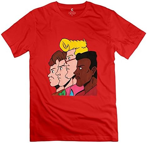 Men's The Real Ghostbusters Roles O-neck Tshirts Size XXL Red