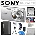 Sony Cyber-shot DSC-W620 14.1 MP Digital Camera with 5x Optical Zoom and 2.7-Inch LCD in Silver + 8GB SDHC + Sony Case + Card Reader + Replacement Battery + Accessory Kit