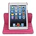 iPad mini Case - Nozza iPad mini 3 / iPad mini 2 / iPad mini Case, 360 Degree Rotating Multi-Angle Stand Smart Cover with Auto Wake/Sleep Feature Flower Pink