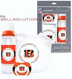 CINCINNATI BENGALS NFL Baby Gift Set: Kickoff Collection 3-Piece Baby Feeding Set