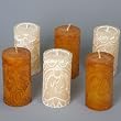 Set of 6 Small Votive Buddha Candles
