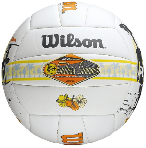 Wilson WTH05220X Beachvolleyball Endless Summer, wei&szlig;/orange/gelb/silber, Size 5 (V) Preisvergleich