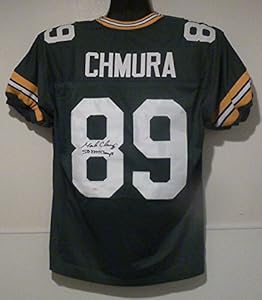 Mark Chmura Autographed Green Bay Packers green size XL jersey w/