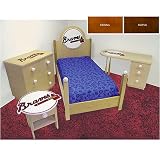 Sports Furniture Atlanta Braves Complete Full Set (Natural)