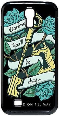 Band pierce the veil Quotes Custom Skidproof Printed case during cover for can Samsung Galaxy S4 so I9500 Black 022705 desire