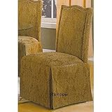 4 "new" Parson Chairs In Red Floral