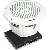 Buy Kenwood P-WD250MRW 10-Inch Marine Subwoofer and Amplifier Package by Kenwood