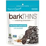 barkTHINS Snacking Chocolate, Toasted Coconut with Almonds, 4.7 Ounce