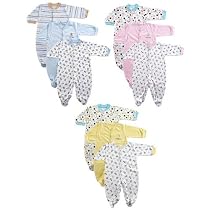 Snap Front Sleep N Play, 3-Pack