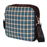 O Yikes Square Diaper Bag - Turquoise/ Chocolate