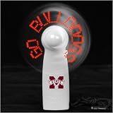 Mississippi State Bulldogs White Light-up Message Fan