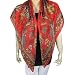 Summer Accessory Scarf Wrap Square for Women in Silk 44 x 44 inches