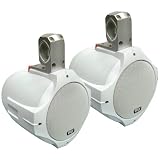 PYLE PLMRW65 2-WAY WHITE WAKEBOARD SPEAKERS (6.5