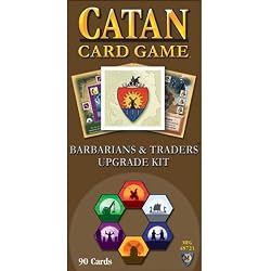 Settlers of Catan Card Game Barbarians and Traders Upgrade Kit