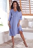 Roamans Plus Size Angel Empire Waist Crochet Dress