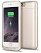 iPhone 6S Plus Battery Case, Apoptech iPhone 6S Plus Portable Charger Fast Recharge 6800mAh External Power Bank Charging Case Protective Cover Battery Charger Case for iPhone 6 Plus/ 6s Plus Gold