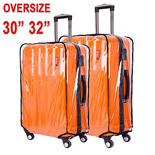 BlueCosto Clear Oversize Travel Luggage Protectors Suitcase Cover 30
