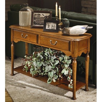 American Homestead Sofa Table Acorn Brown