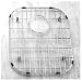 Yosemite Home Decor Bg4740 Stainless Steel Bottom Sink Grid With Black Rubber Feet, 16 1/2 By 13 Inch, Satin