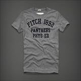 アバクロ ABERCROMBIE&FITCH 並行輸入品 メンズ 半袖 Ｔシャツ 【BEAR BROOK】グレー