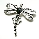 Clear Austrian Rhinestone Crystal Cute Dragonfly Brooches And Pins