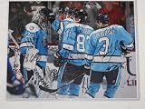 2010-11 Pittsburgh Penguins Team Signed Autographed Sidney Crosby 11x14 Photo Coa