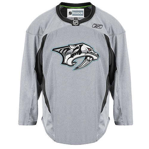 NHL Nashville Predators Practice Jersey (Gray, Medium)