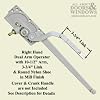 Window Parts: Truth Casement Crank Operator, Link # 20755