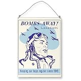 Review Dotcomgiftshop  / Bombs Away Laxatives 1950's Americana Style Metal Wall Sign.