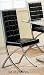 Kitchen & Housewares : 2 Contemporary Silver Finish Black Vinyl Seat Back Dining Chairs/Chair