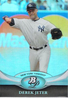 Derek Jeter New York Yankees 2011 Bowman Platinum #9 Baseball Card