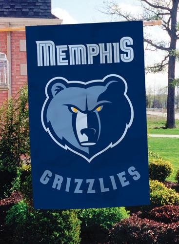 Memphis Grizzlies Applique Banner Flag