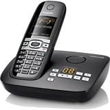 Gigaset CX610A ISDN Schnurlostelefon pianoschwarz