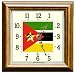 Flag Clock Mozambique FCM22