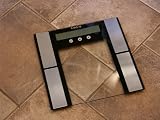 HemingWeigh Ultra Slim Digital Bathroom Scale with Body Fat and Hydration Monitor, and Touch Buttons