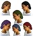 12 Beautiful Colored Short Hair Net Snoods - Value Pack By CoverYourHair®
