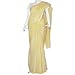Yellow Sari Cotton Chikan Embroidered (chsari106)