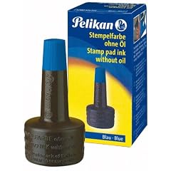 Pelikan 351213 Stempelfarbe 4K, ohne �l, 28 ml, blau