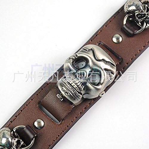 Darling Gifts Punk / non mainstream men's Bracelet Watch skull watch fashion watch England's genuine late stagecolor:black£¨A watch with 2015 special design)