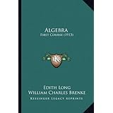 algebra first course 1913