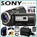 Sony HDR-PJ10 HDRPJ10 1080p High Definition 16GB Handycam Camcorder with Wide Angle G-Lens and 3-inch Touch-Screen + 16GB Card + Sony Case + Extra Battery + Accessory Kit