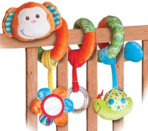 PARKFIELD Baby Spiral Bed &amp; Stroller Toy-Bed Musical Rattles Hanging Bell-Monkey by Parkfield