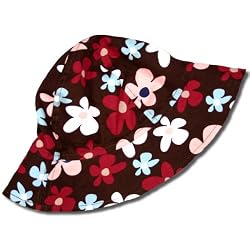 Baby and Toddler Girls "Flower Power" Floppy Sun Hat