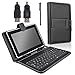 [Aftermarket Product] Brand New Universal Faux Leather Case Cover+USB Keyboard For 7 inch Android Tablet PC