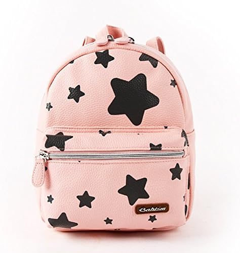 BABISM Cute Cartoon School Bags Kids Shoulder BagChildrens Junior Backpack Preschool Backpacks for Kids Baby Star (Pink)