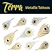 5 Sheets Fashion Body Art Stickers Removable Waterproof Temporary Tattoo - Patten Type: Wings, Letters, Cats, Totem, Cardiogram Hot - FZPSZH01001 by Sophiababywang