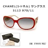 CHANEL (シャネル) サングラス レッド/ホワイト　5113 970/11