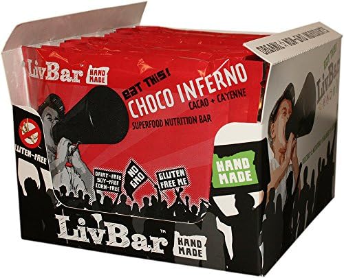LivBar Choco Inferno Organic Superfood Nutrition Bar