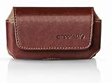 Emporia LTH-V100-DHR Handytasche (vertikal, Gürtelclip) braun