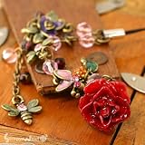 Real Petit Rose Flower Cell Phone Strap by